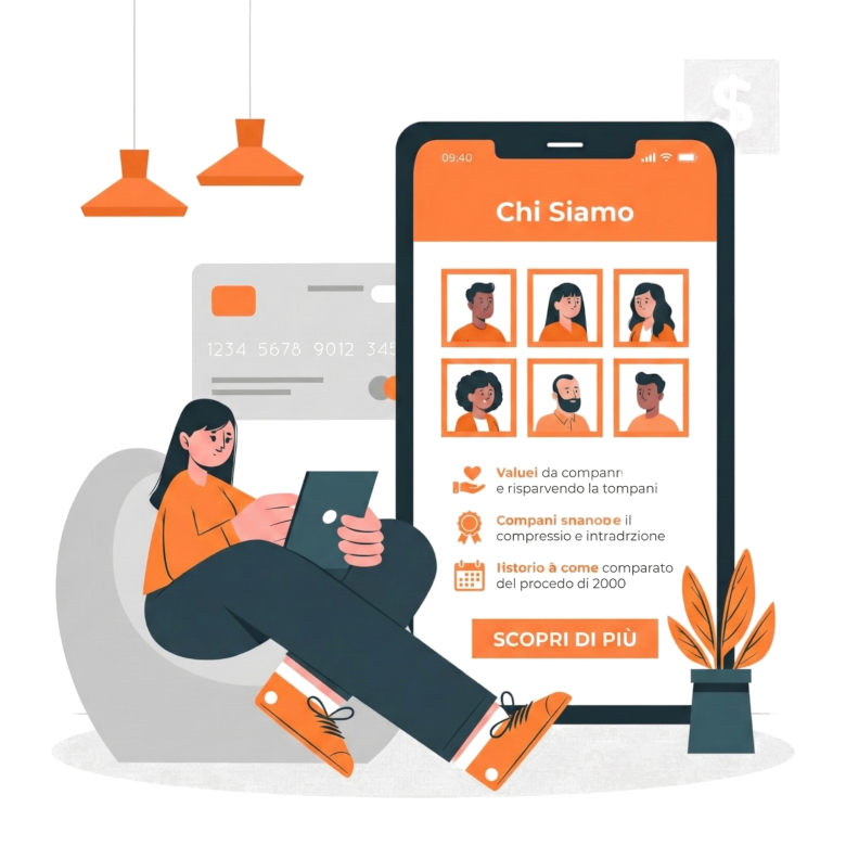 ragazza che legge con smartphone